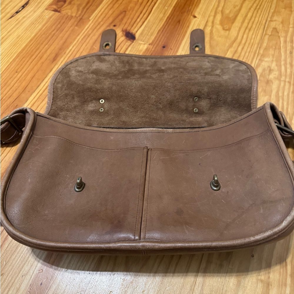 Vintage Coach Musette Leather Messenger Bag Briefcase Laptop Bag 238-5643 - Picture 16 of 16